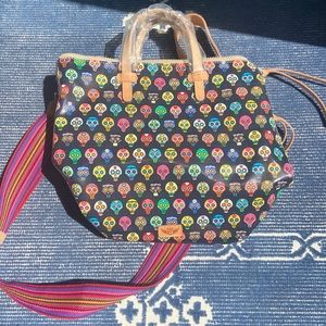 Viva Consuela Sling Bag - Sugar Skull Pattern